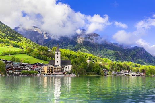 Viagem particular de meio dia para Lake District, St Wolfgang e St Gilgen saindo de Salzburgo