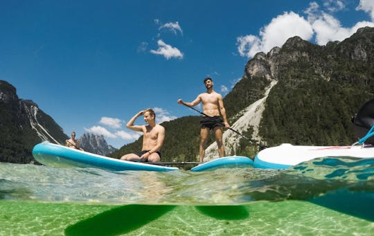 Stand up paddle boarding tour po jeziorze Predil z Bovec