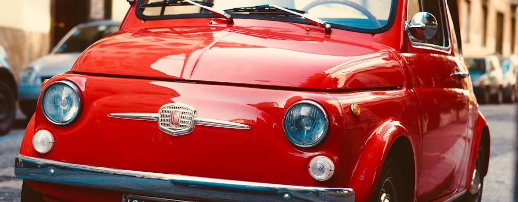 Vintage Fiat 500-ervaring in Rome