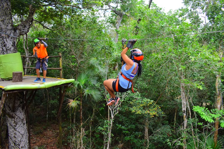 ATV, ziplines and cenote tour