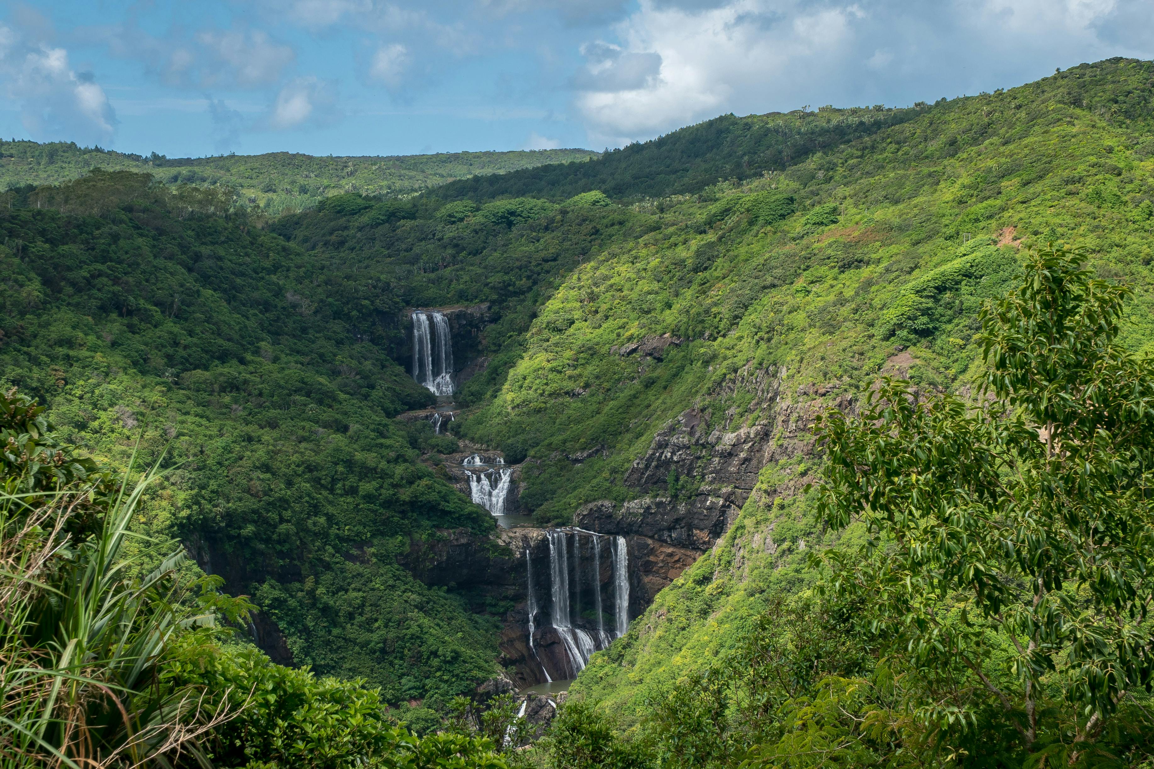 Wanderung zu den Tamarind Falls auf Mauritius