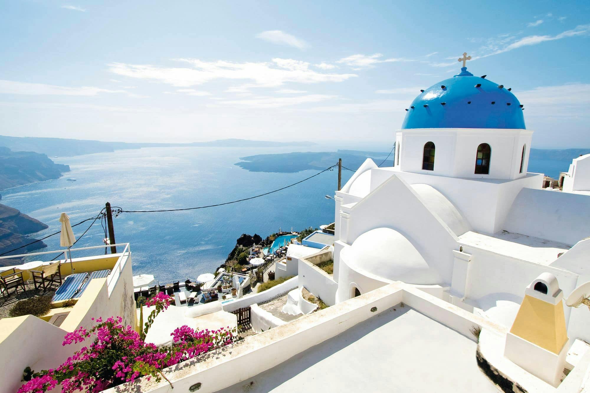 Santorini dorpentocht met Pharos vuurtoren