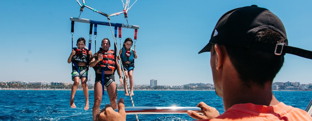 Expérience de parachute ascensionnel à Salou