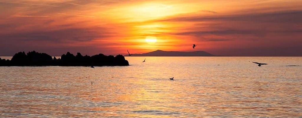 Mykonos Bootsfahrt zum Sonnenuntergang mit Transfer