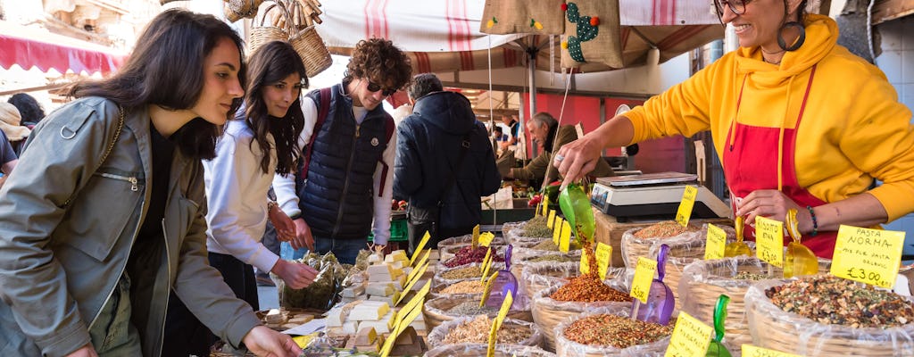 Visite du marché d'Ortigia avec dégustation de plats de rue