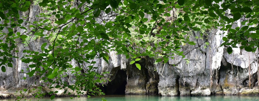 Tour privato del fiume sotterraneo con grotta di Ugong Rock e zip line
