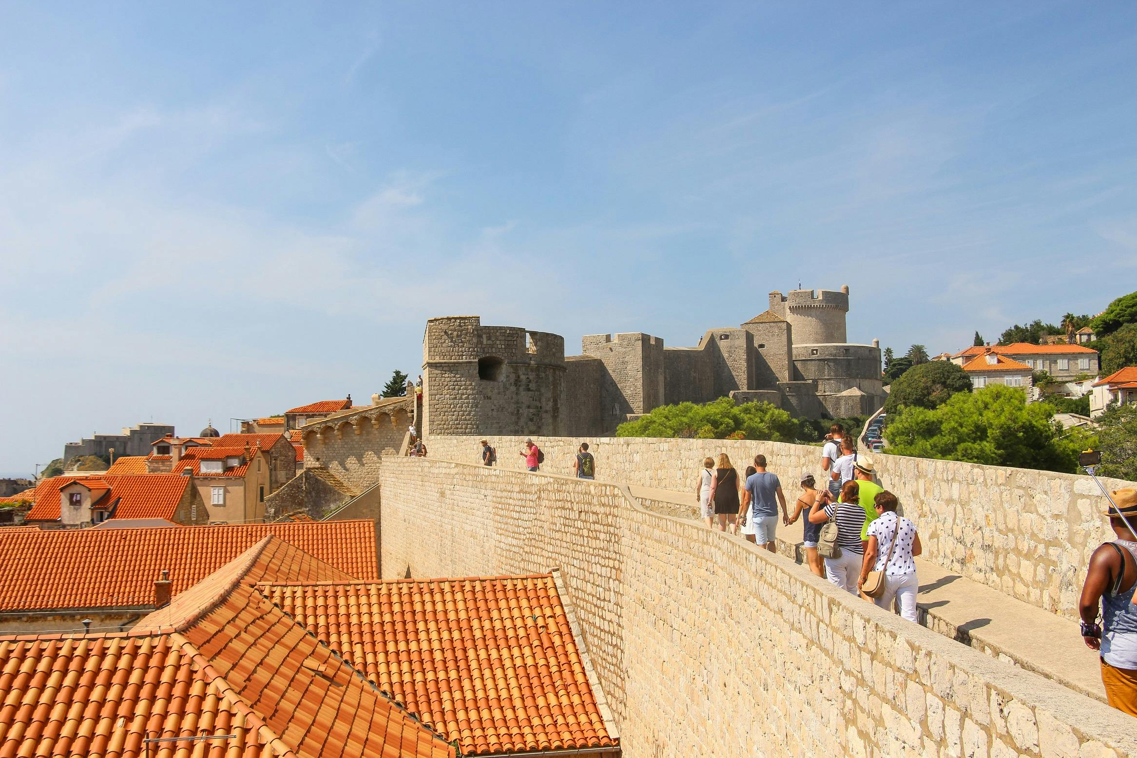 Dubrovnik city walls guided walking tour