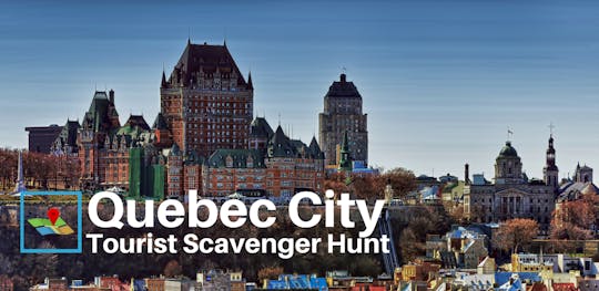 Caça ao tesouro turística da cidade de Quebec