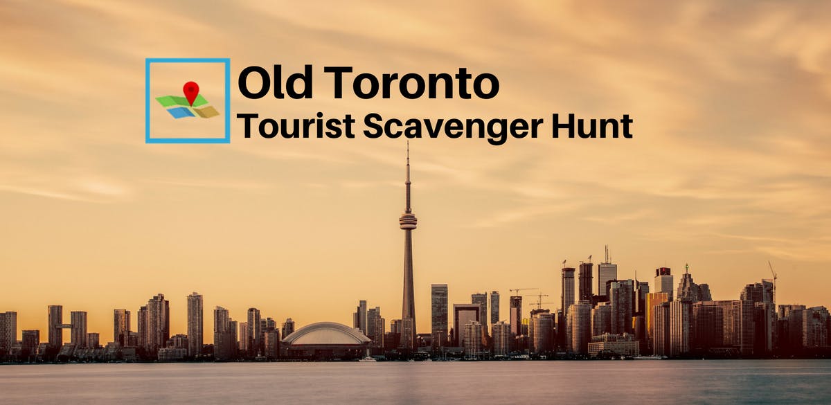 Oude toeristische speurtocht in Toronto