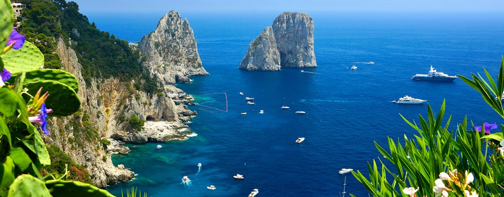 Excursão de barco particular em Capri saindo de Nápoles