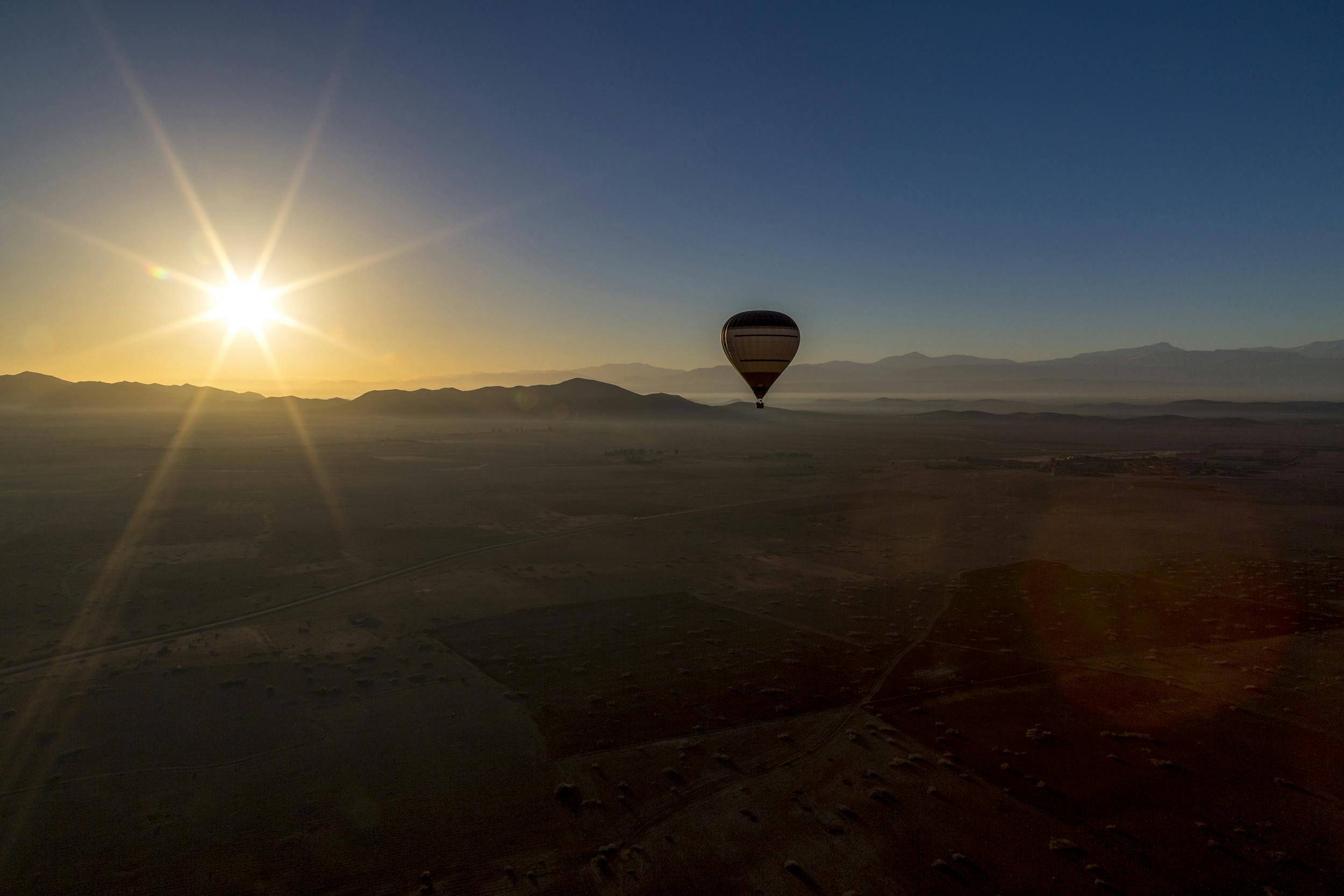 Wycieczka balonem na gorące powietrze w Marrakeszu