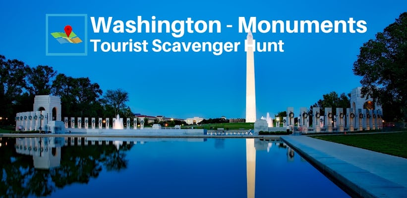 Washington monuments Turyści Scavenger Hunt