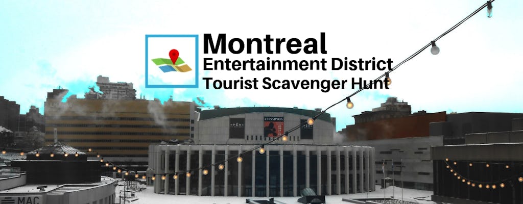 Caccia al tesoro turistica del distretto di intrattenimento di Montreal