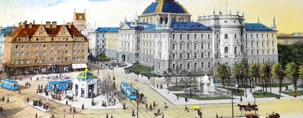 Visite de Munich en pousse-pousse avec des cartes postales du XXe siècle