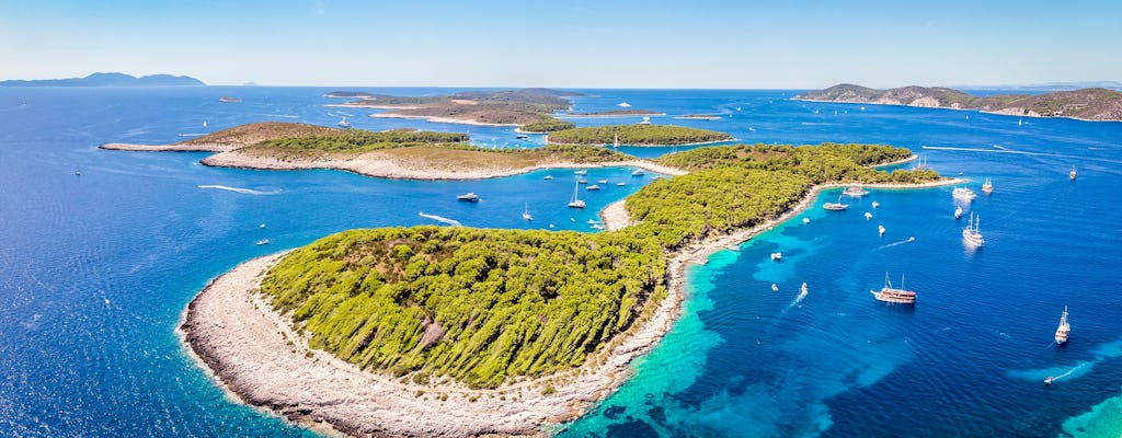 Visite privée des îles Red Rocks et Hells au départ de Hvar