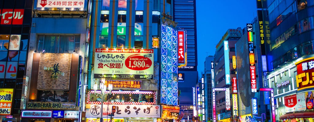 Tour gastronomico di Kabukicho Izakaya ed esperienza Golden Gai a Shinjuku