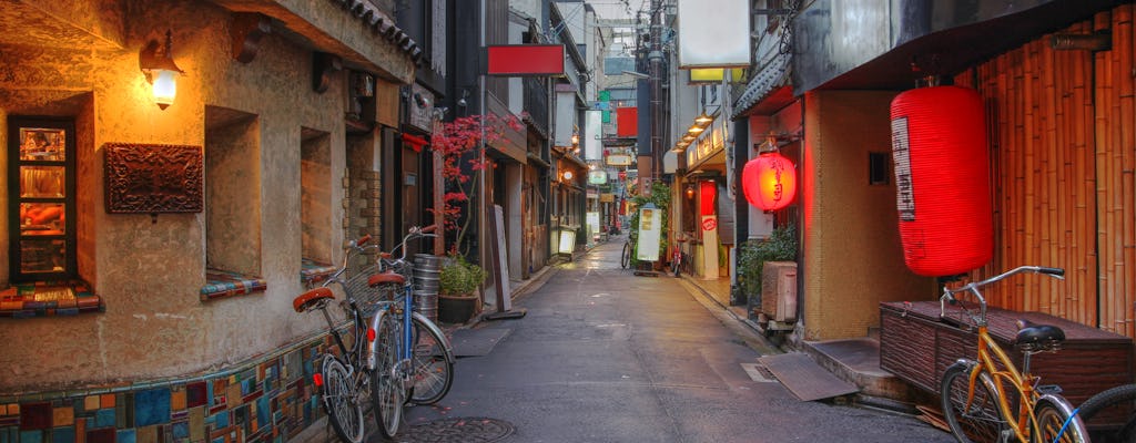 Tour gastronómico de pontocho nocturno informal en Kioto