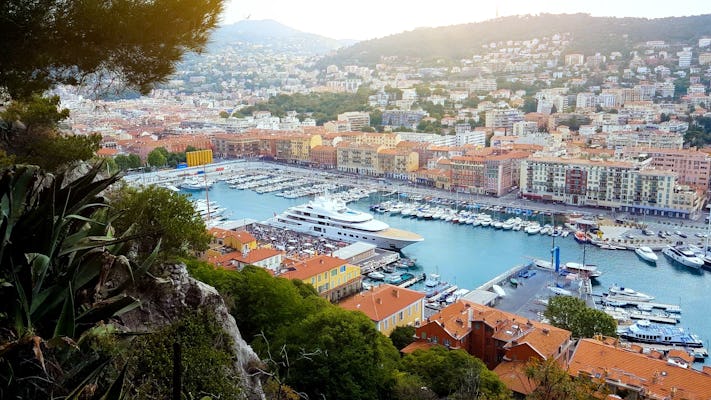 Visite privée d'Èze et de Monte-Carlo depuis le port de Nice ou de Villefranche