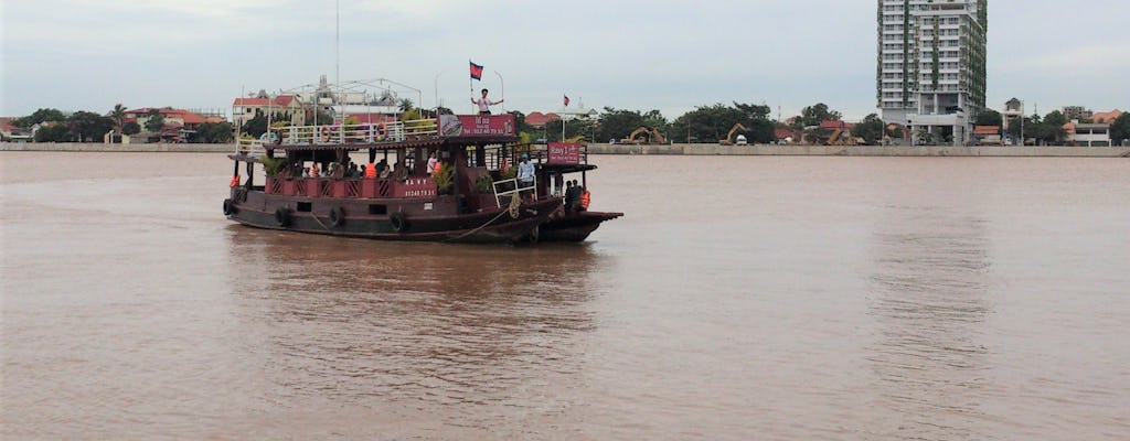 Crucero con cena al atardecer en el río Mekong en Phnom Penh
