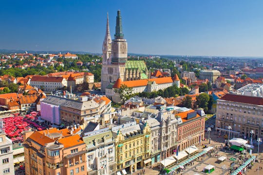 Passeio guiado a pé por Zagreb