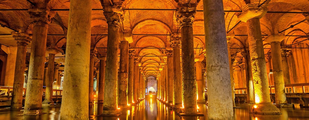 Entradas preferenciais para a cisterna da Basílica