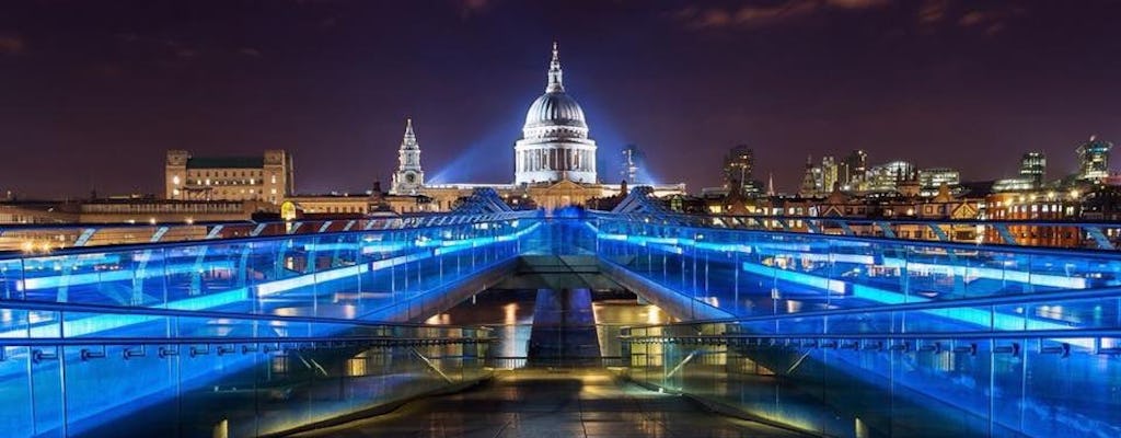 Tour noturno Light Up London com transporte para buscar no centro de Londres
