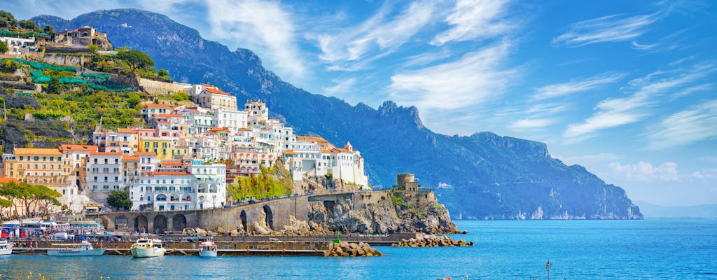 Excursión en barco privado por la costa de Amalfi desde Praiano