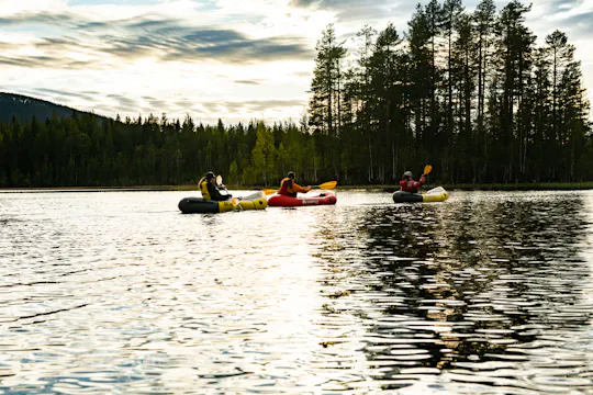 Packrafting experience around Sälen
