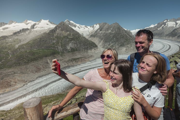 Aletsch Arena round-trip cable car ticket to View Point Bettmerhorn