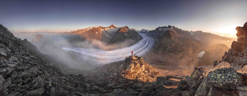 Biglietto di andata e ritorno per la funivia dell'Aletsch Arena per il punto panoramico Eggishorn