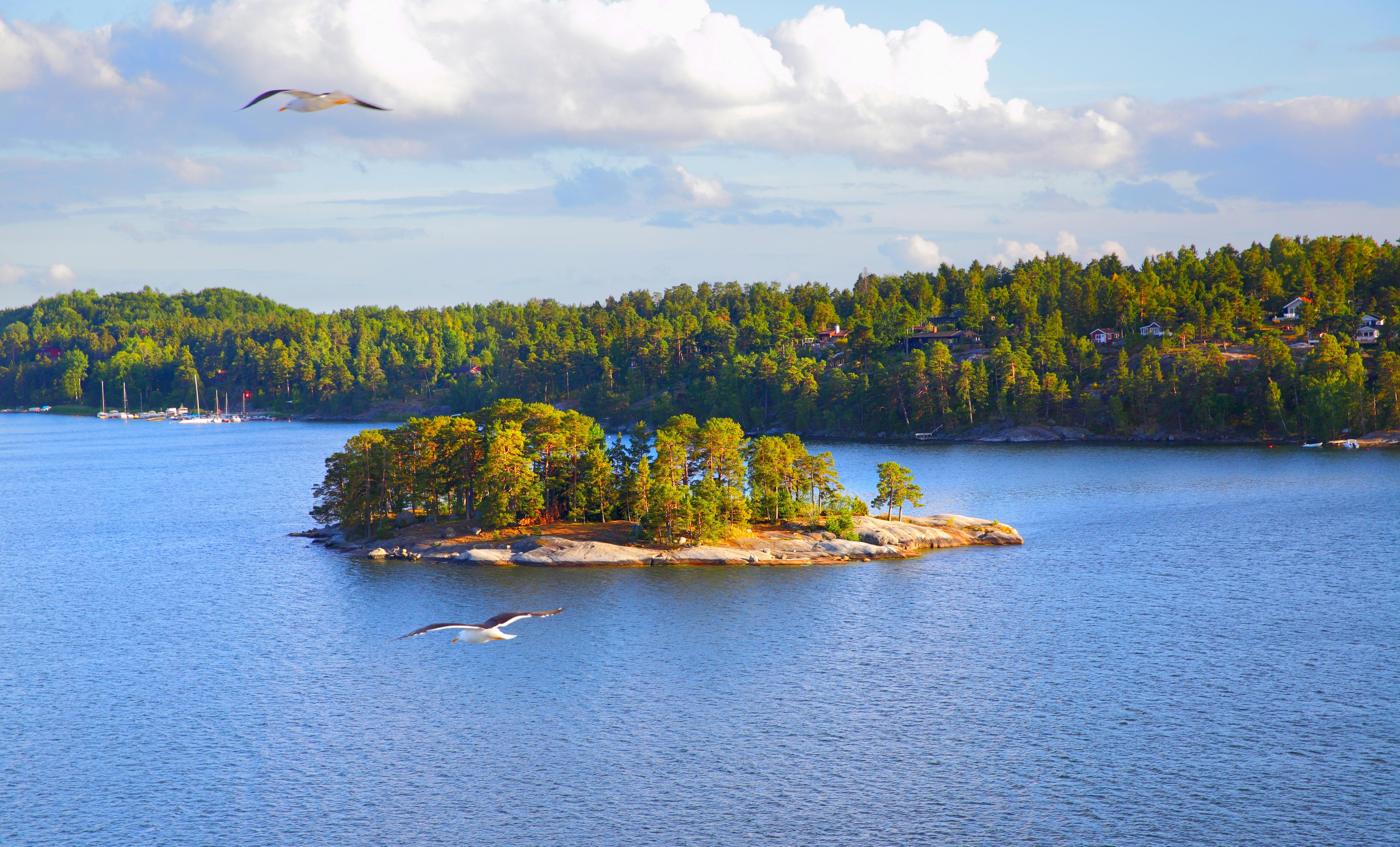 Navigation autour de l'archipel de Stockholms