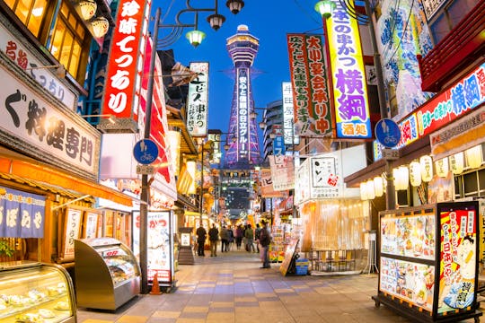 Retro Osaka Street Food Tour: Shinsekai