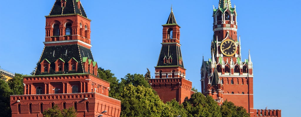 Visite à pied du Kremlin à Zaryadye à Moscou