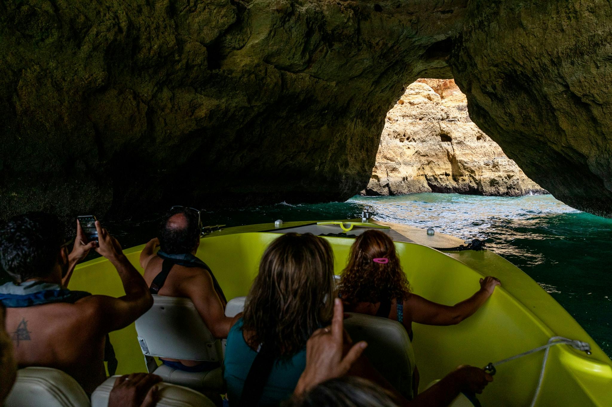 Ophelia Dolphins & Caves Speedboat Tour with Transport