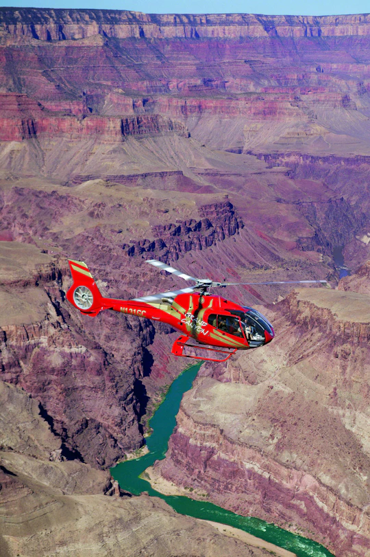 Grand Canyon South Rim bus tour and helicopter ride