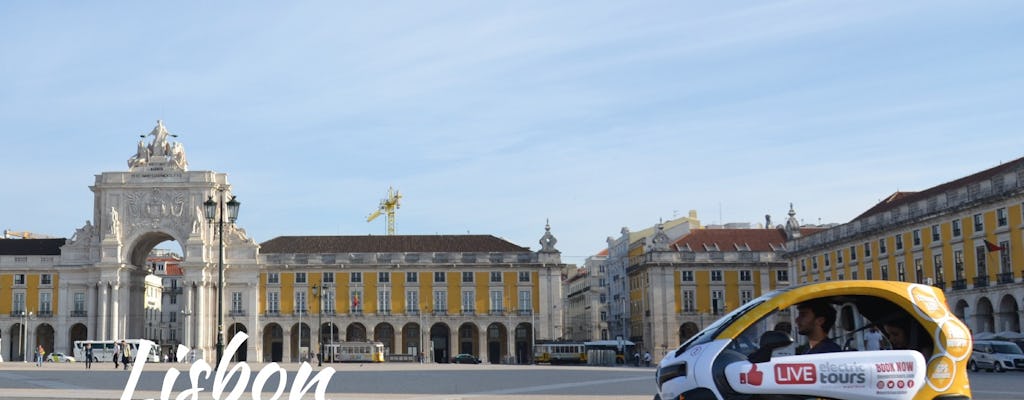 Lissabon Stadtrundfahrt mit einem Elektrofahrzeug mit GPS-Audioguide