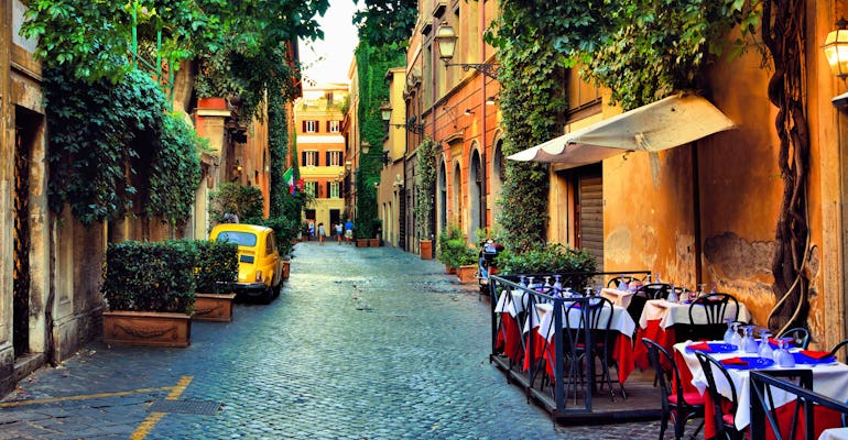 Culinaire tour door het verborgen Rome in Trastevere met diner en wijnproeverij
