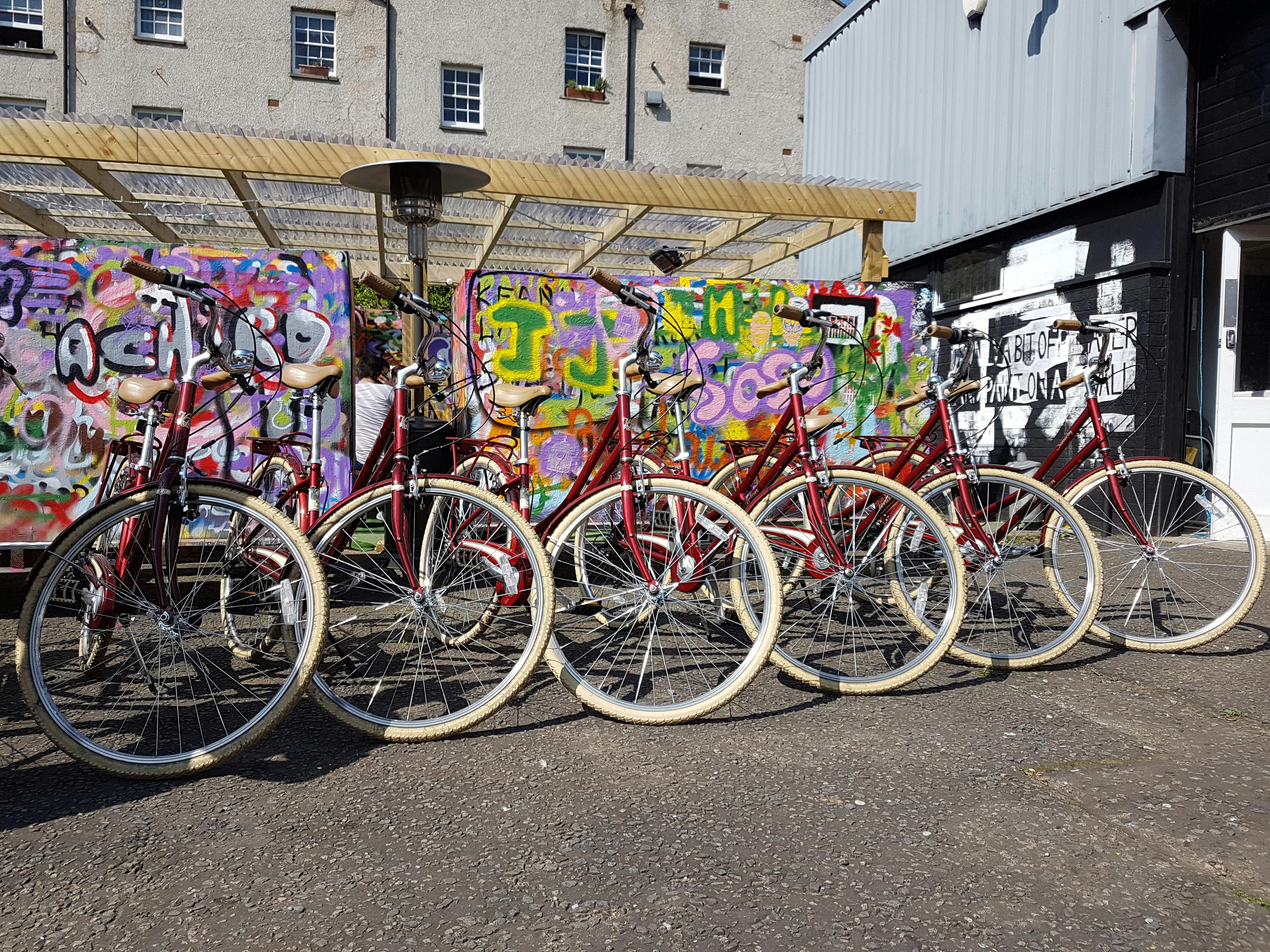 Excursão de arte de rua em Londres de bicicleta