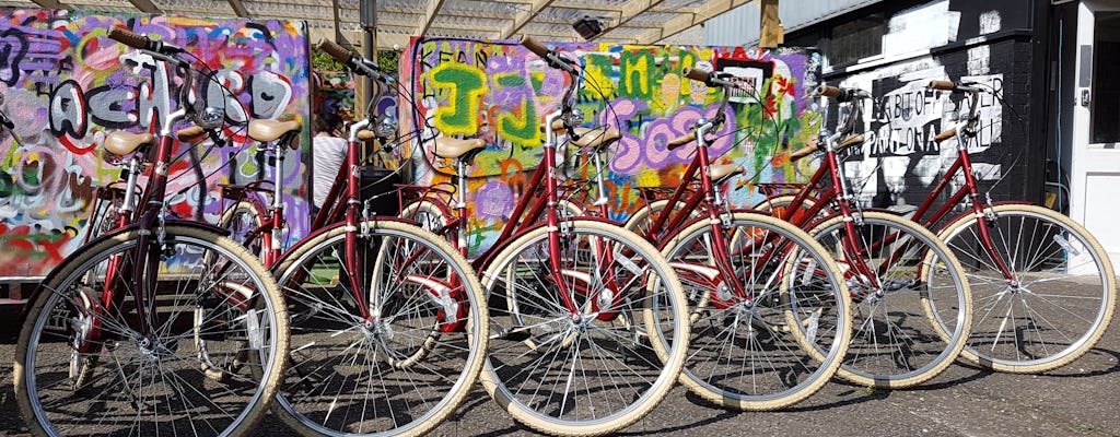 Excursão de arte de rua em Londres de bicicleta