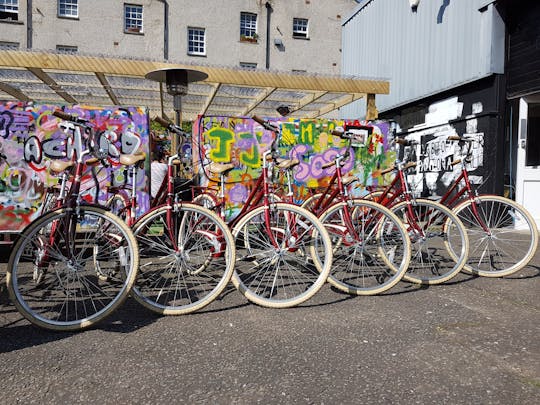 Excursão de arte de rua em Londres de bicicleta