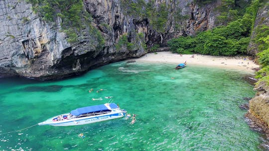 Wycieczka łodzią motorową na wyspę Phi Phi z Krabi z lunchem?
