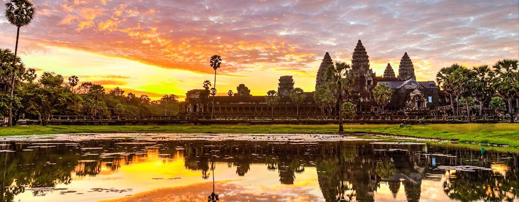 Visite d'une journée complète du temple d'Angkor et du coucher du soleil