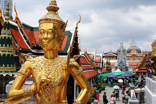 Excursão guiada de dia inteiro aos destaques e templos da cidade de Bangkok