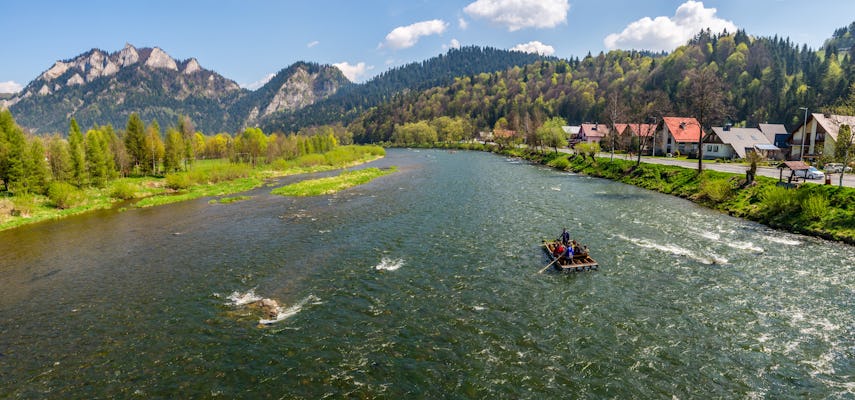 Dunajec River rafting tour with optional visit to the Thermal Bath from Krakow