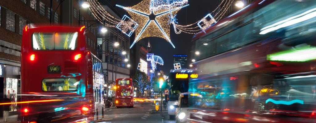 Tour privado en bicicleta por las luces de Navidad de Londres
