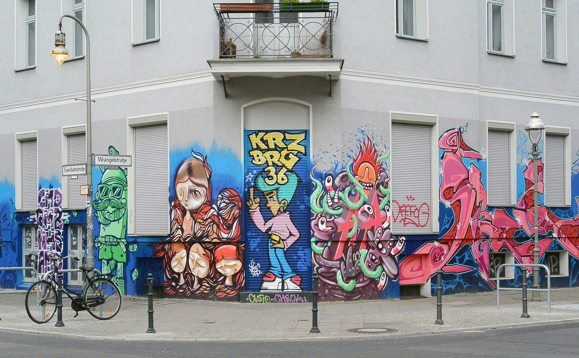 Граффити Берлин Кройцберг
