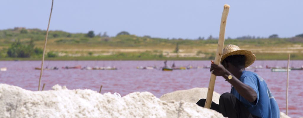 Pink Lake-tour van een halve dag vanuit Dakar