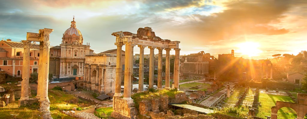 Visite à pied de Rome au lever du soleil avec petit-déjeuner