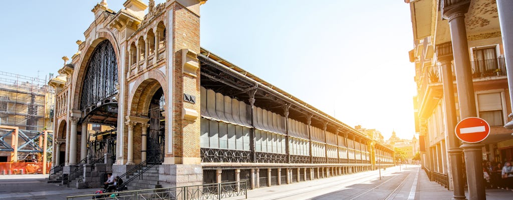 Visita al mercado y clase de cocina española en Zaragoza.
