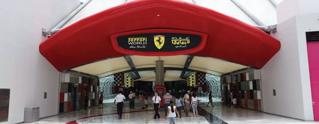 Visite de la mosquée d'Abou Dhabi et du Ferrari World au départ de Dubaï